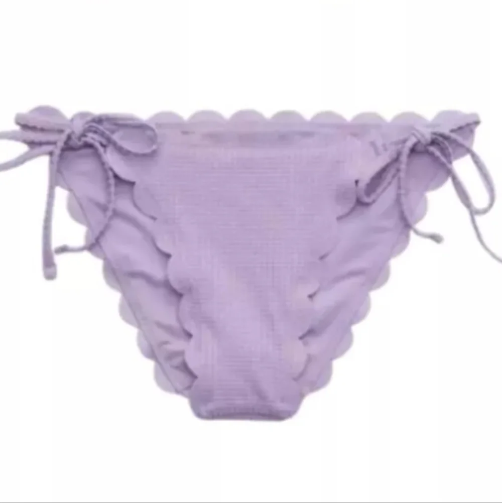 Lavender Scalloped Bikini Bottom